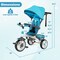 5-in-1 Detachable Baby Stroller Tricycle with Adjustable Sun Protection and Foldable Footrests